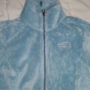 Blue fuzzy jacket